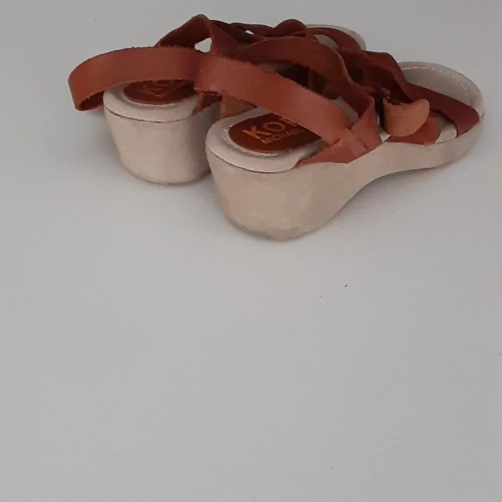 Michael Kors kids - leather platforms little girls size 1